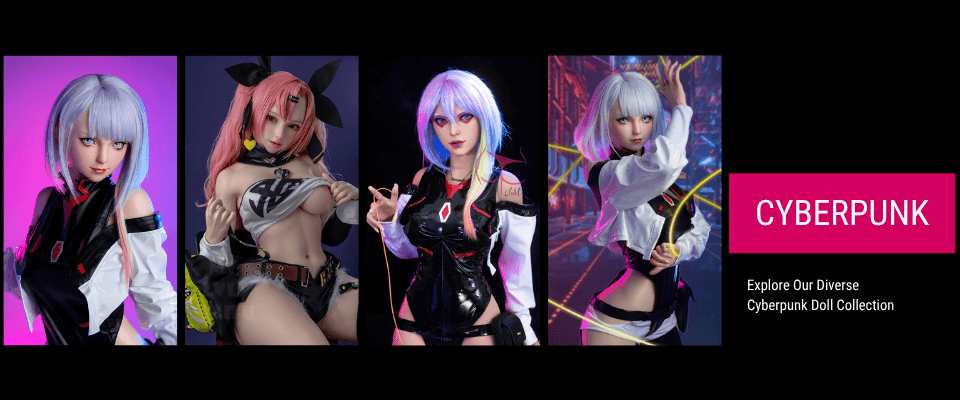 Cyberpunk cosplay sex doll