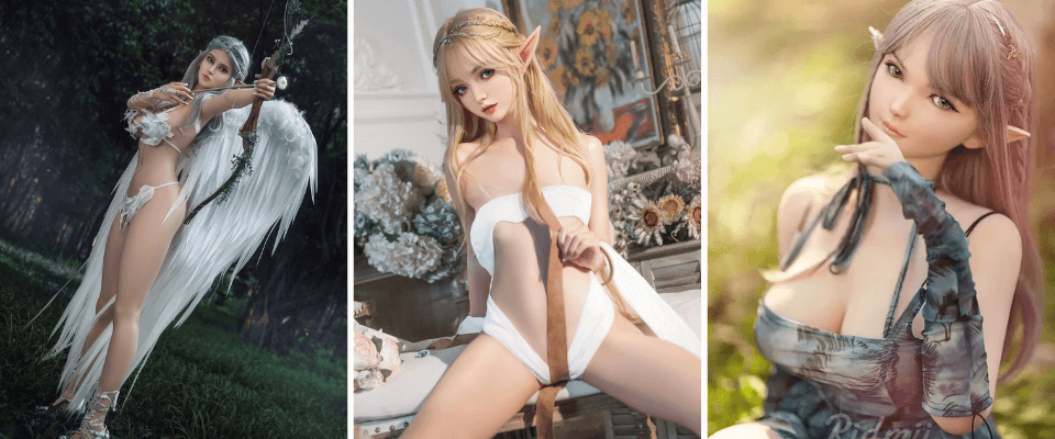 Elves cosplay sex doll