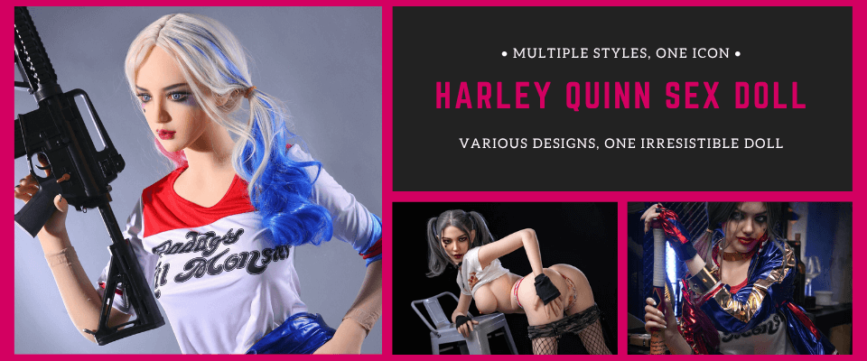 Harley Quinn cosplay sex doll