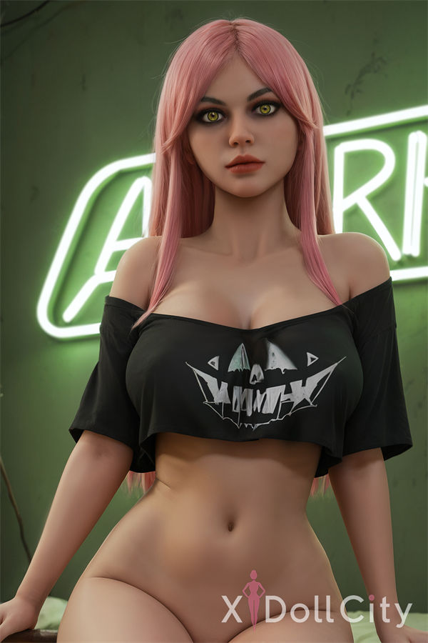 151cm (4ft11) Chubby Blonde TPE Halloween Adult Sex Doll, Head 220#