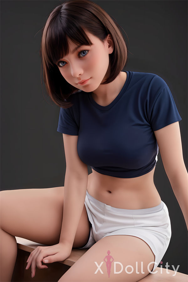151cm (4ft11) Chubby Hybrid Sex Doll, Silicone Head #AB17, Light Tan-3