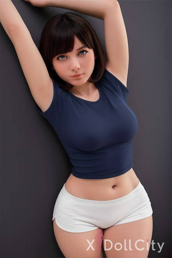 151cm (4ft11) Chubby Hybrid Adult Sex Doll, Silicone Head #AB17, Light Tan-3