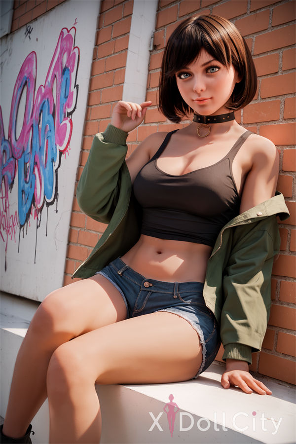 151cm (4ft11) Chubby Hybrid Adult Sex Doll, Silicone Head #AB17, Light Tan-2