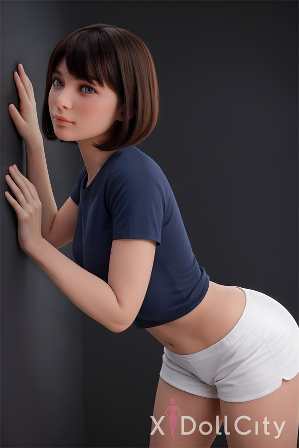 151cm (4ft11) Chubby Hybrid Adult Sex Doll, Silicone Head #AB17, Light Tan-3