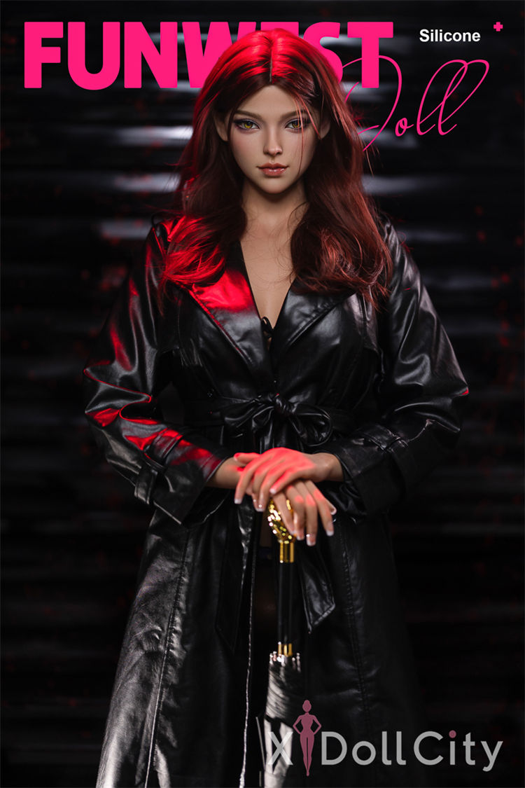 168cm (5ft6) D-Cup Real Skin Texture Silicone Adult Sex Doll Lexie, Head #026S