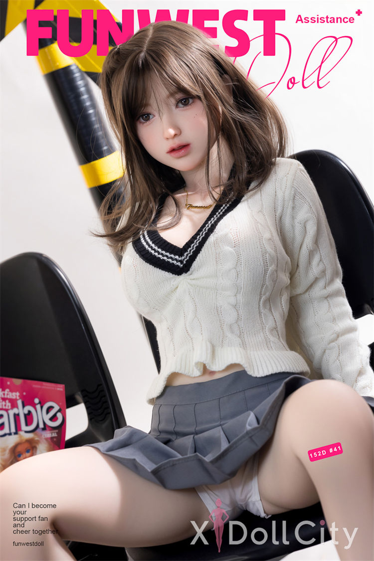 152cm (5ft) D-Cup TPE Adult Sex Doll Amy, Head #041, White