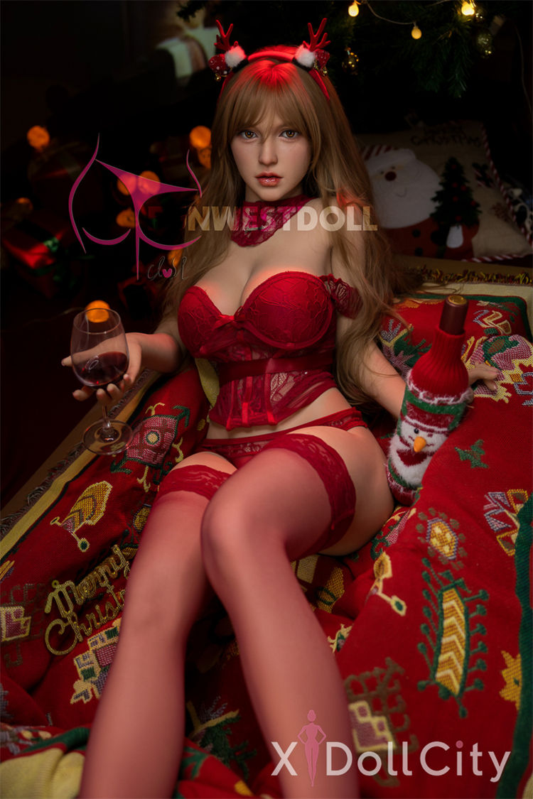 155cm (5ft1) F-cup Christmas TPE Adult Sex Doll Bella, Head #037