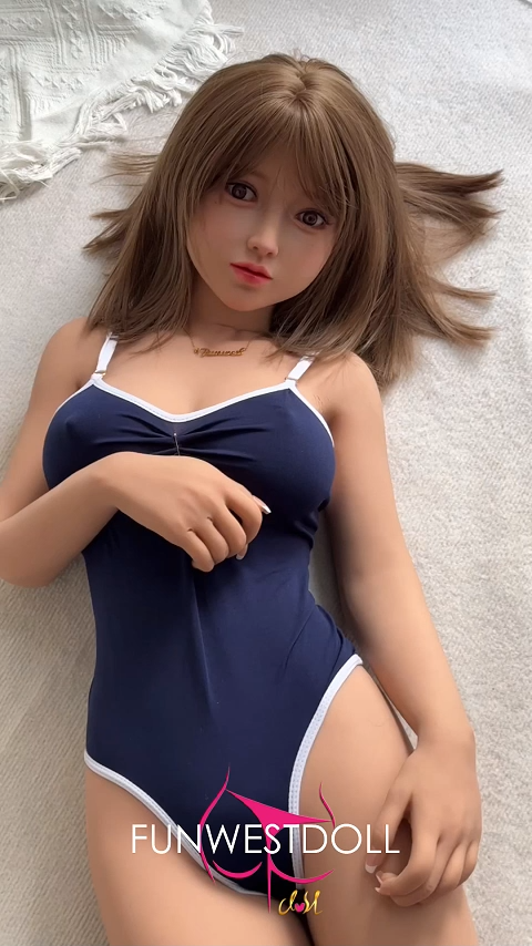 152cm (5ft) D-Cup TPE Adult Sex Doll Amy, Head #041