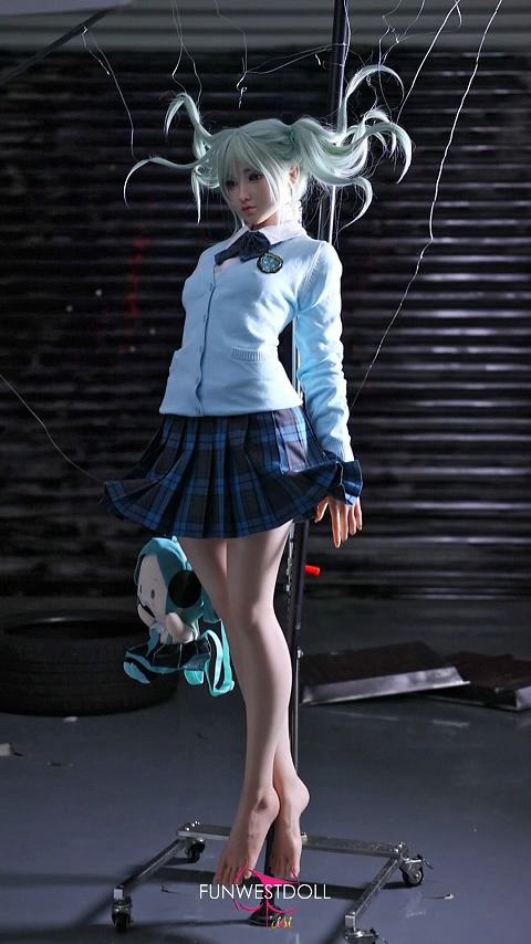 159cm (5ft2) A-Cup Silicone Adult Sex Doll Amy, Head #041S