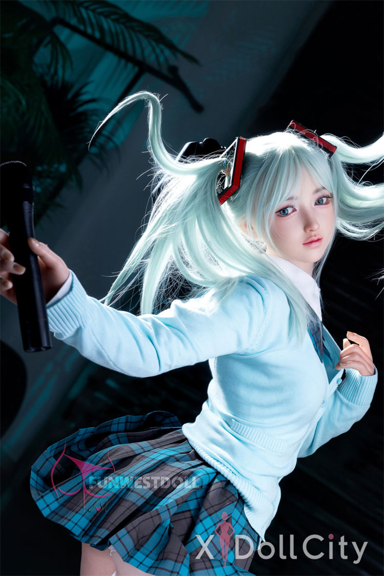 159cm (5ft2) A-Cup Silicone Adult Sex Doll Amy, Head #041S