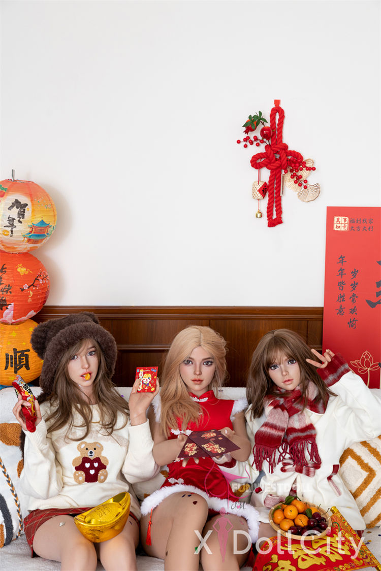 159cm (5ft2) A-Cup Silicone Adult Sex Doll Bella, Head #037SJ