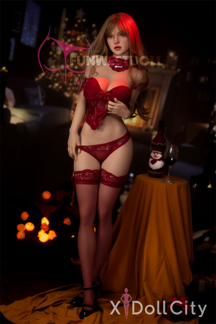 155cm (5ft1) F-cup Christmas TPE Adult Sex Doll Bella, Head #037