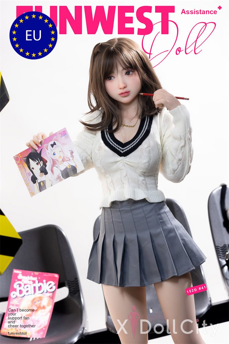 EU Stock - 152cm (5ft) D-Cup TPE Adult Sex Doll Amy, Head #041, White