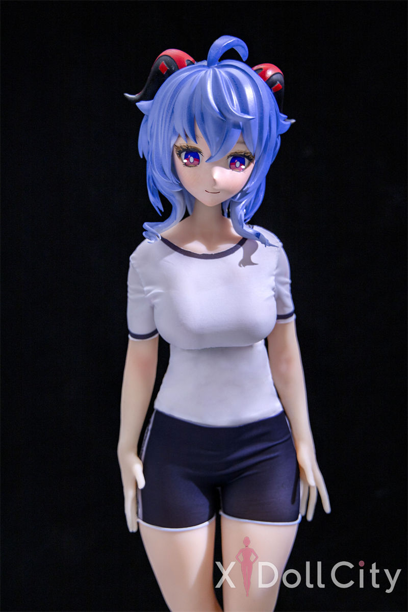 Genshin Impact Ganyu Mini Adult Sex Doll Cosplay Version (PVC Head)