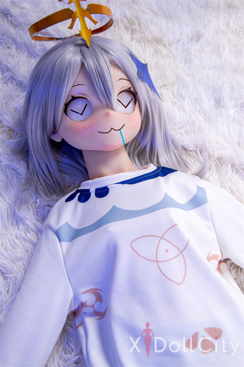 Genshin Impact Paimon Mini Anime Adult Sex Doll Cute Silver Hair
