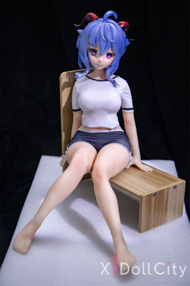 Genshin Impact Ganyu Mini Adult Sex Doll Cosplay Version (PVC Head)