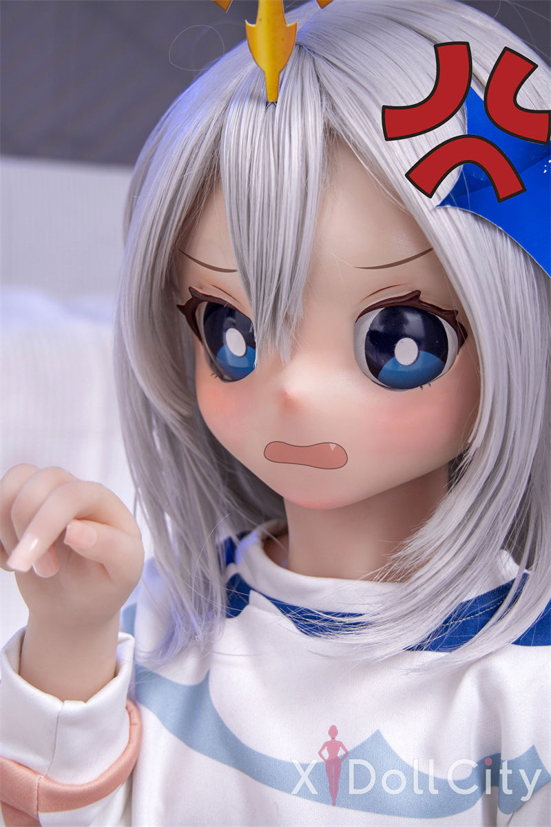 Genshin Impact Paimon Mini Anime Adult Sex Doll Cute Silver Hair
