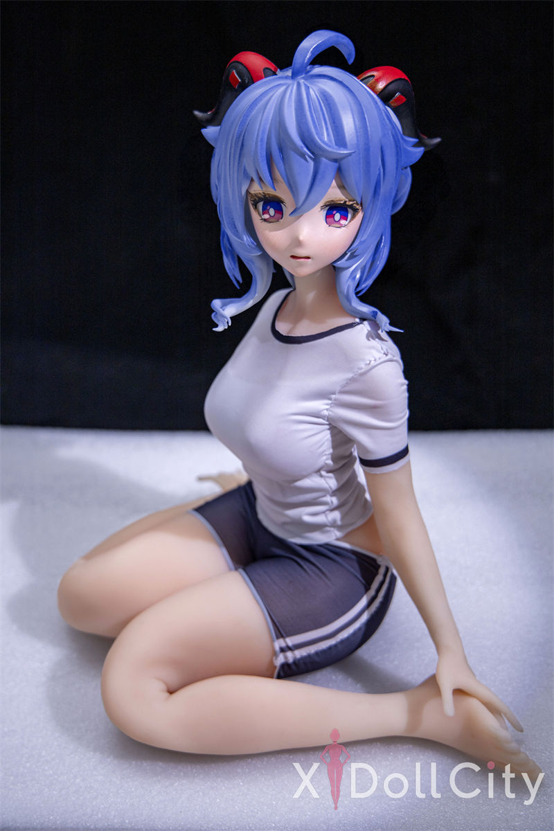 Genshin Impact Ganyu Mini Adult Sex Doll Cosplay Version (PVC Head)