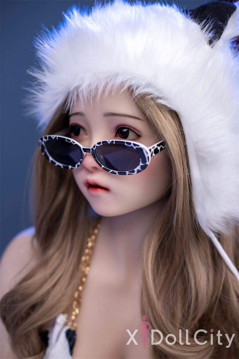 Playful Cow Print Bikini Hybrid Adult Sex Doll Rika 158cm