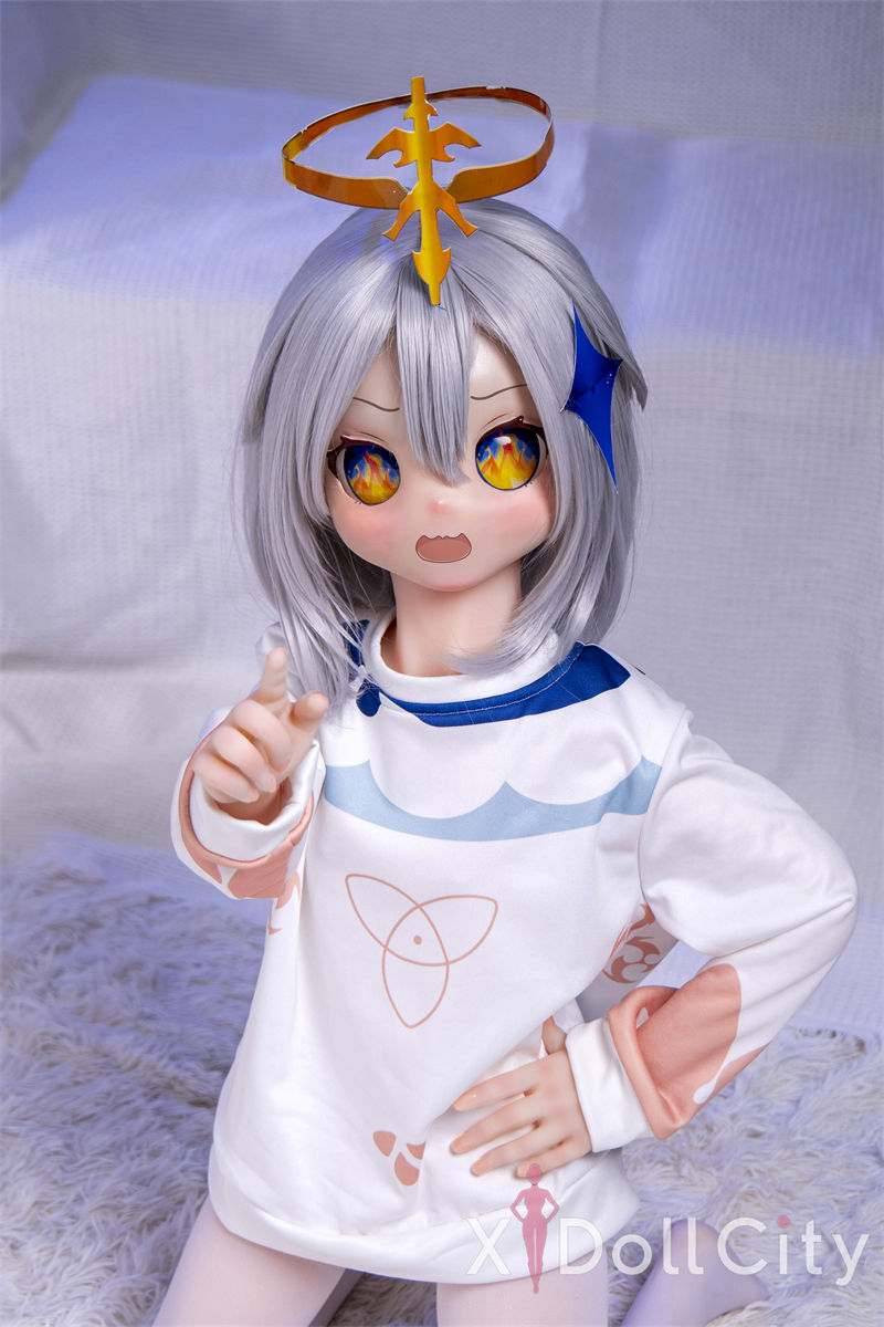 Genshin Impact Paimon Mini Anime Adult Sex Doll Cute Silver Hair