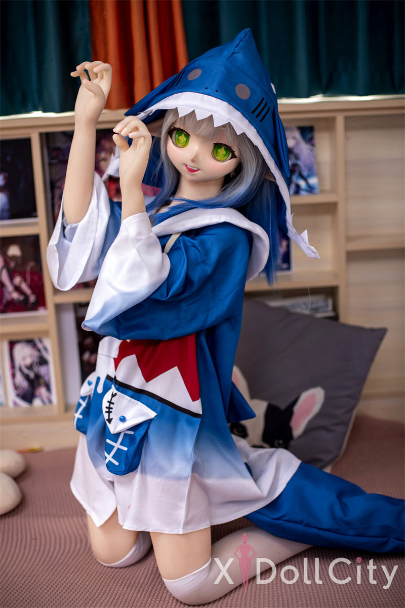 Cute Genshin Nahida Anime Adult Sex Doll Green Eyes Silver Hair