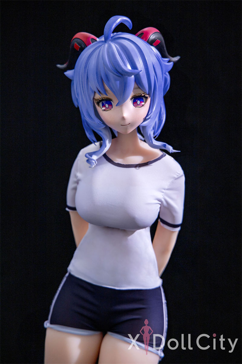 Genshin Impact Ganyu Mini Adult Sex Doll Cosplay Version (PVC Head)