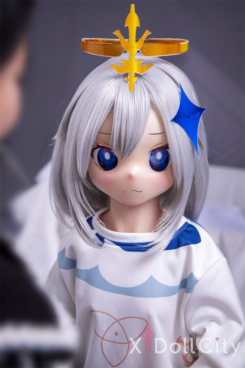 Genshin Impact Paimon Mini Anime Adult Sex Doll Cute Silver Hair