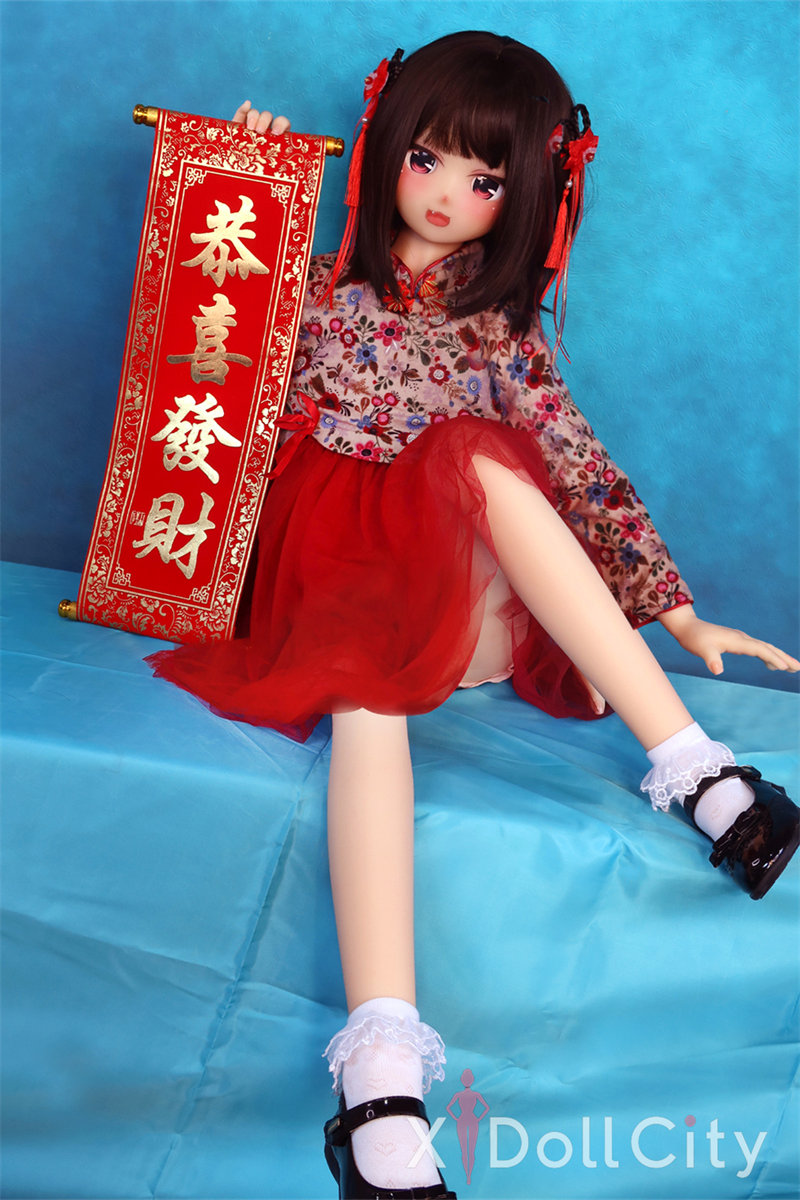 AA-Cup Slim Silicone Sex Doll,Head #65