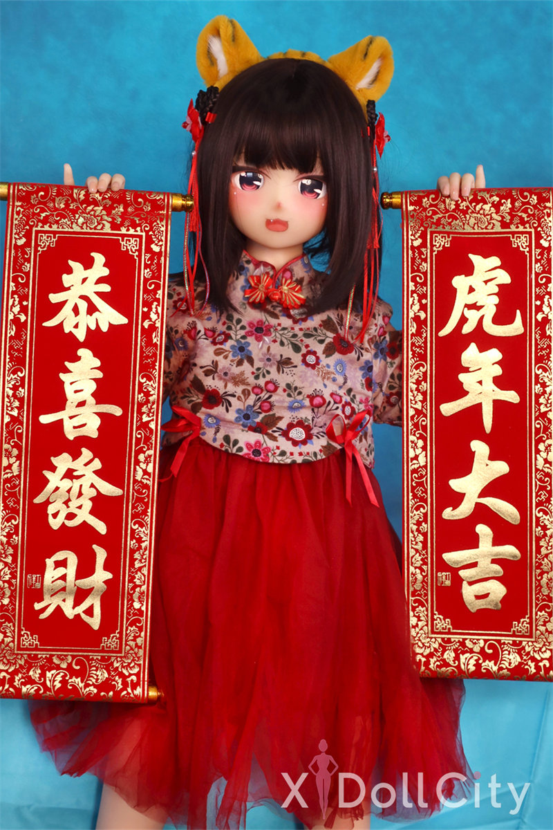 AA-Cup Slim Silicone Sex Doll,Head #65