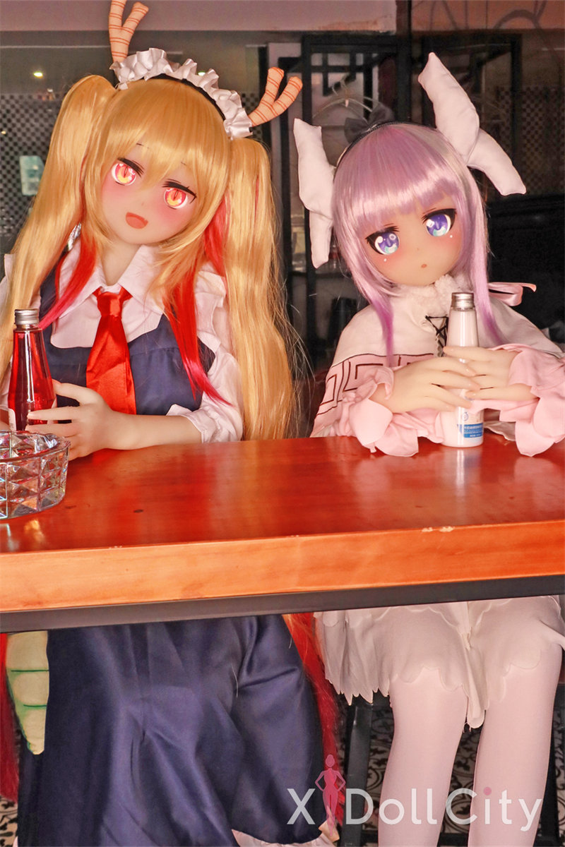 F-Cup TPE Sex Doll,Head #51 + AA-Cup Plump TPE Sex Doll,Head #52