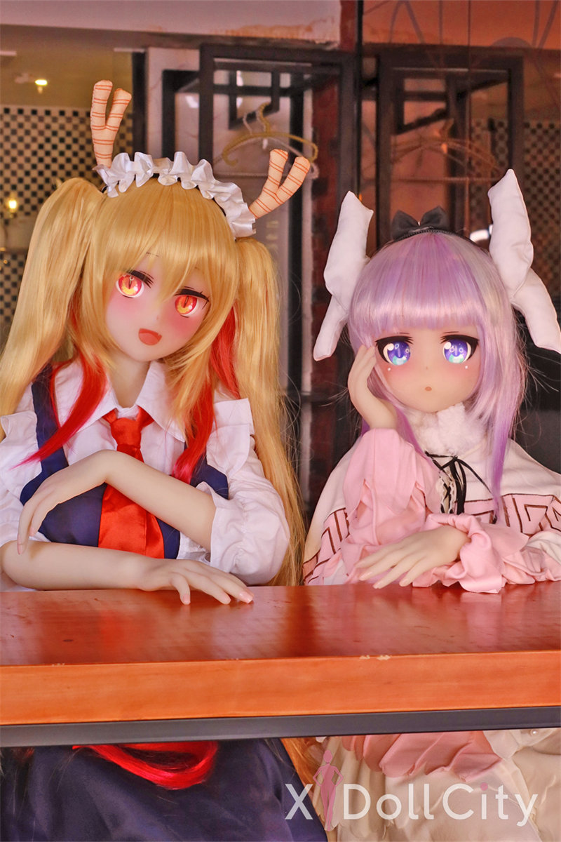 F-Cup TPE Sex Doll,Head #51 + AA-Cup Plump TPE Sex Doll,Head #52