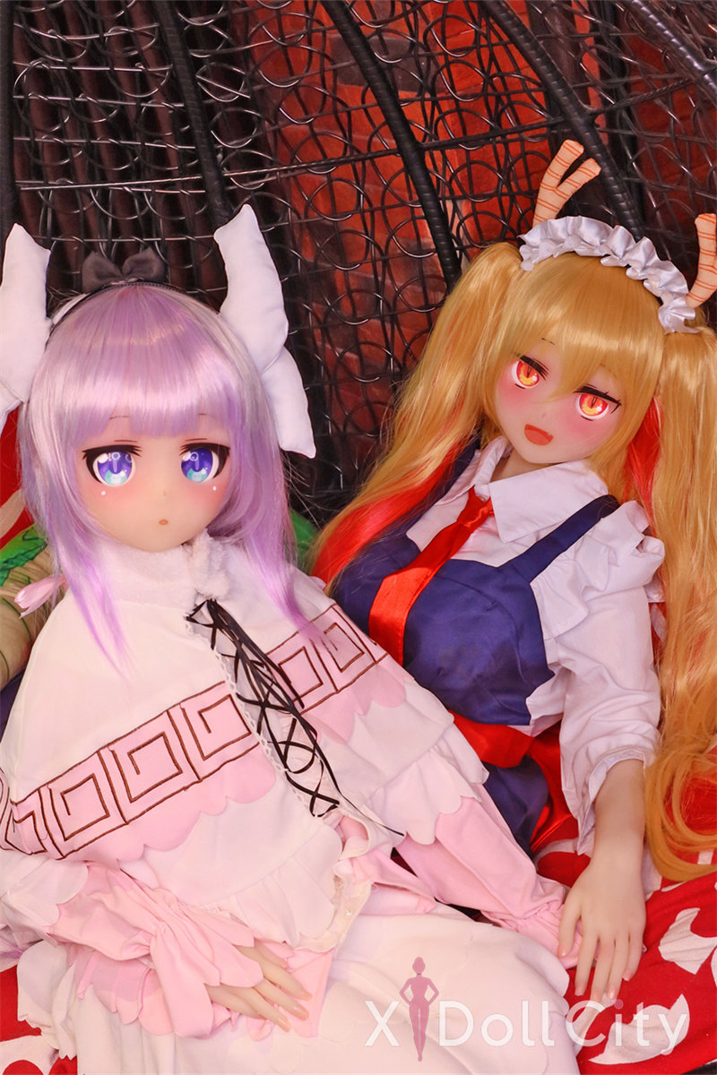 F-Cup TPE Sex Doll,Head #51 + AA-Cup Plump TPE Sex Doll,Head #52