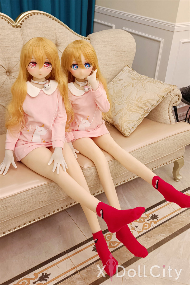 AA-Cup Plump TPE Sex Doll,Head #27 + AA-Cup Slim TPE Sex Doll,Head #28