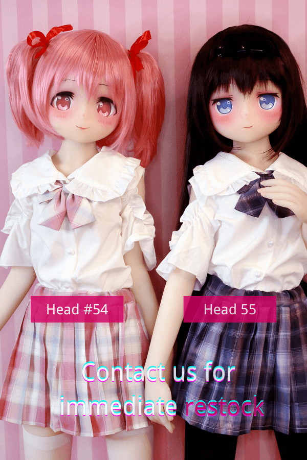 AA-Cup Slim TPE Sex Doll,Head #54 + Head #55