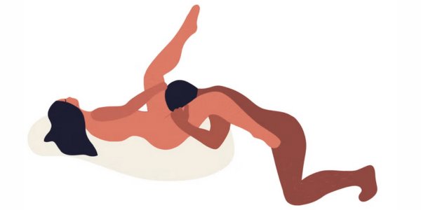 One Up sex position, a strange position for playful and adventurous intimacy