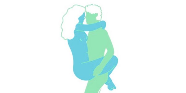 Pogo Stick sex position, a sex weird position for playful and energetic intimacy