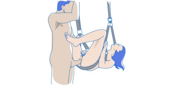 The Swingers sex position, one of the weirdest sex poses for playful and adventurous intimacy