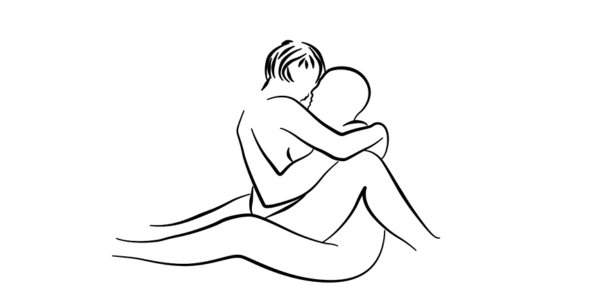 Lotus riding sex position
