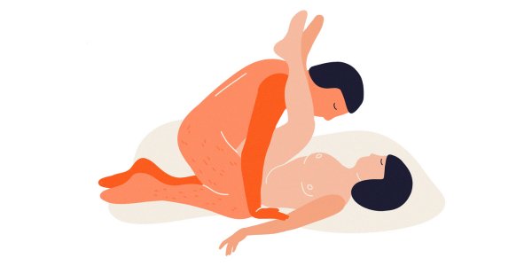 Hook sex position, a superman sex position requiring balance and safety during rear-entry penetration