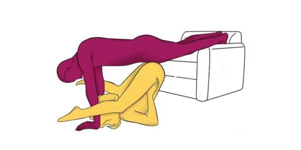 Furniture-Assisted Helicopter Sex Position