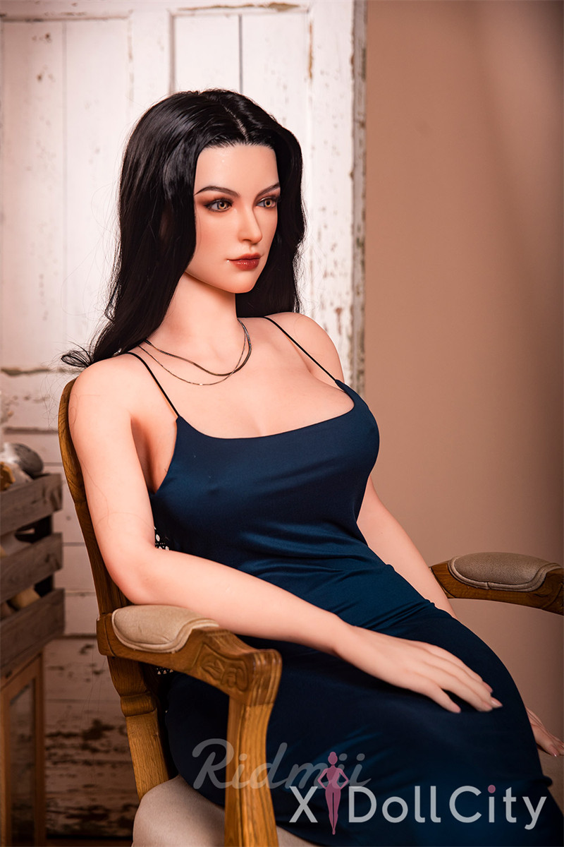 Anne Hathaway 163cm Silicone Head TPE Body Ridmii Black Hair Doll