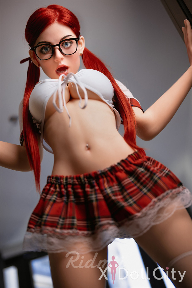 160cm Silicone Head TPE Body Redhead Nerdy Doll