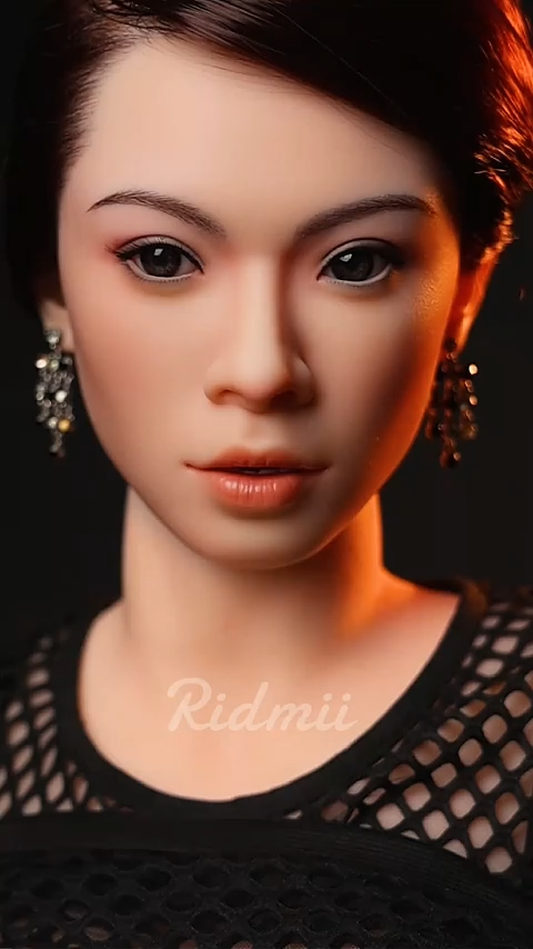 Celebrity Lucy Liu 158cm Soft Silicone Ridmii Doll with TPE Body