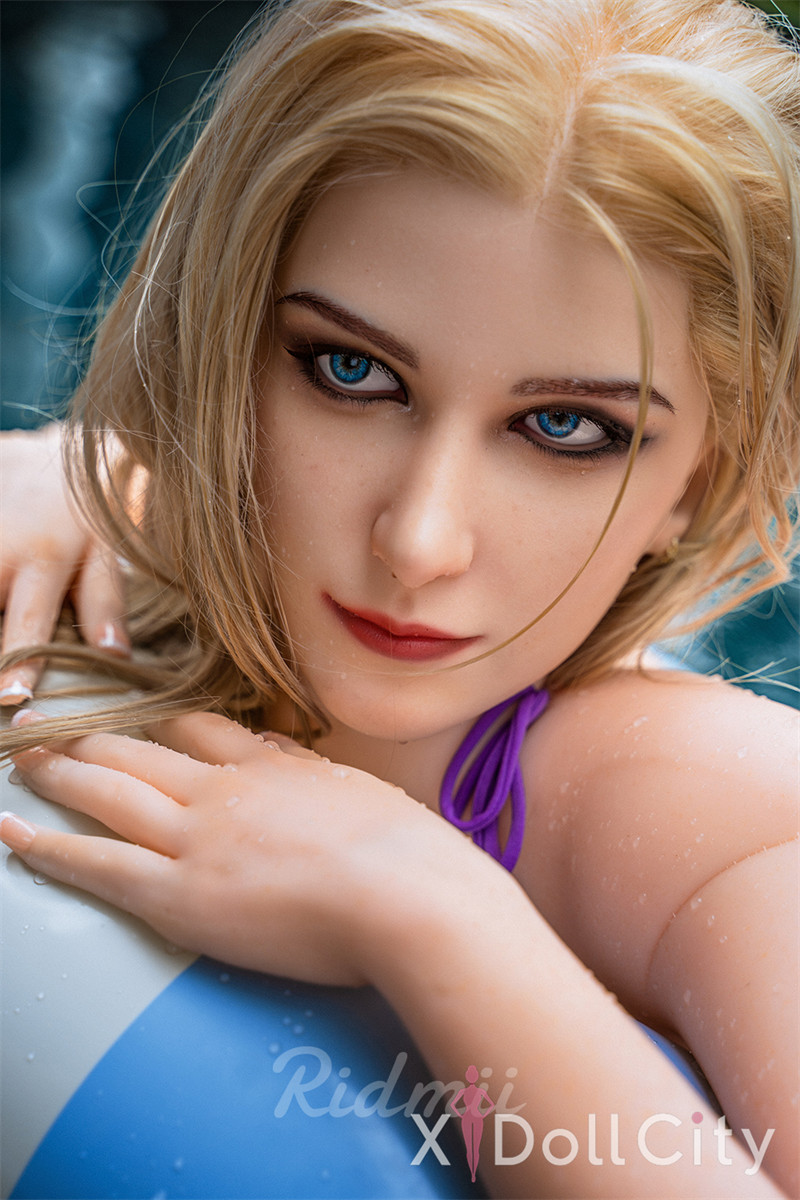 166cm Silicone Head TPE Body Blonde Bikini Love Doll
