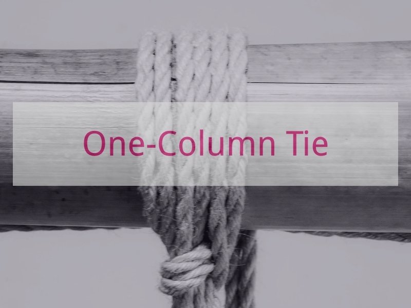 One-Column Tie