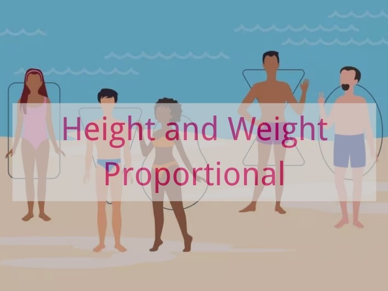 Height and Weight Proportional