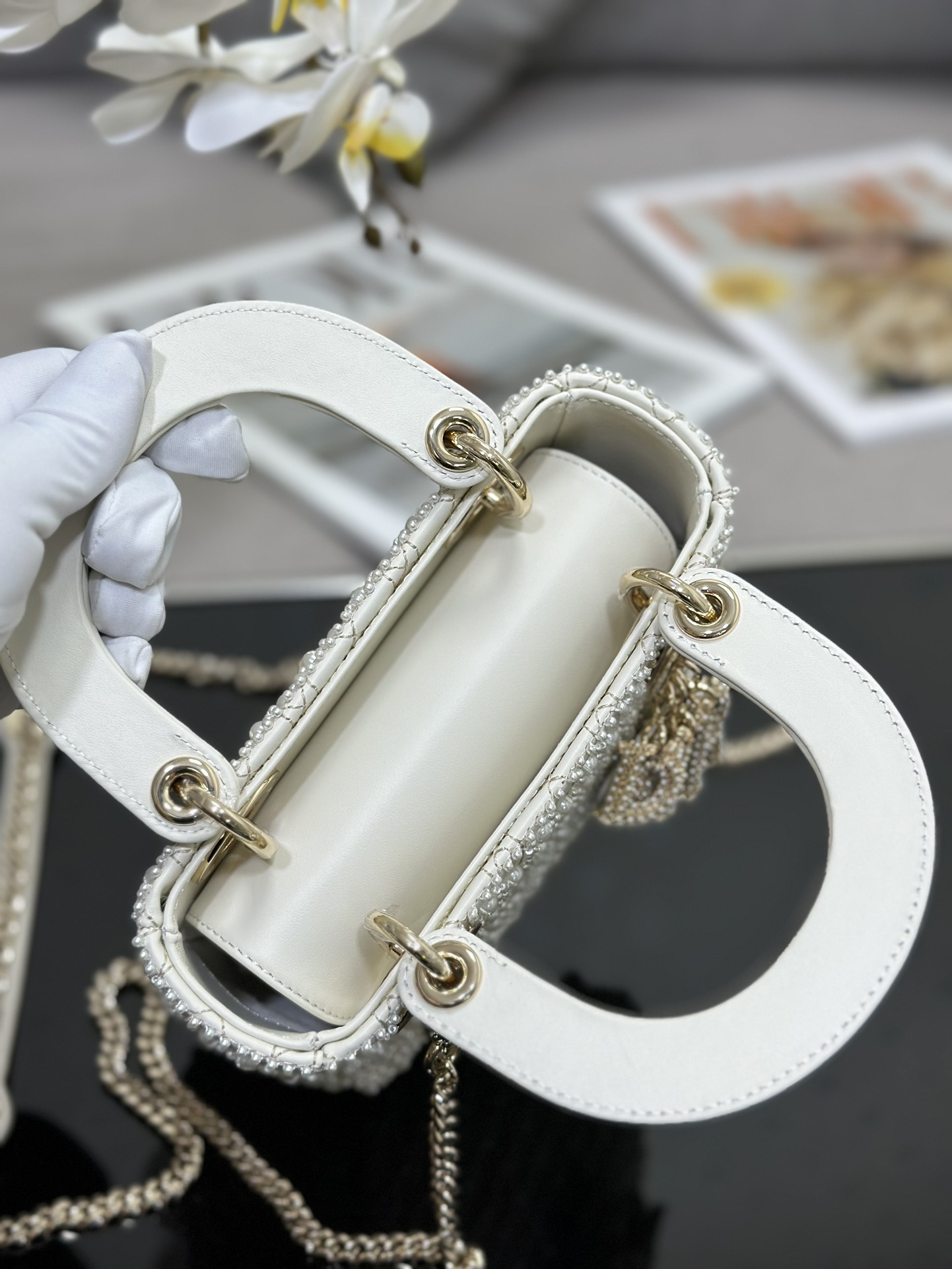 Top version Lady Dior handbag