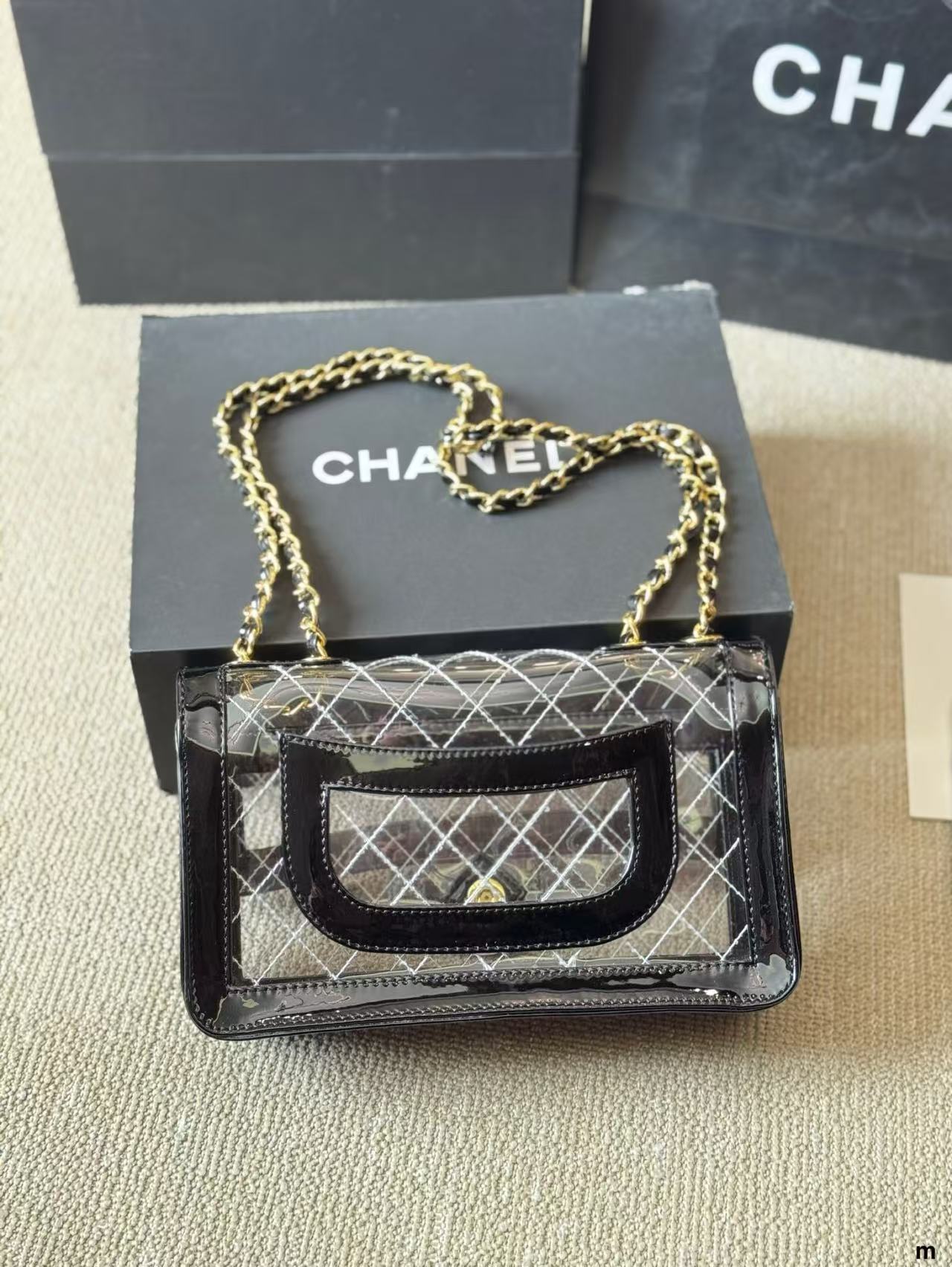 Chanel Clear CF Jelly bag