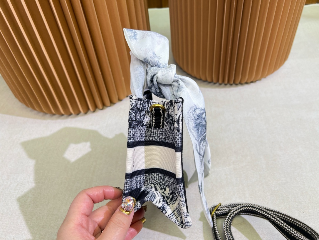 Replica DIOR Book Tote Oblique Canvas Mini Bag