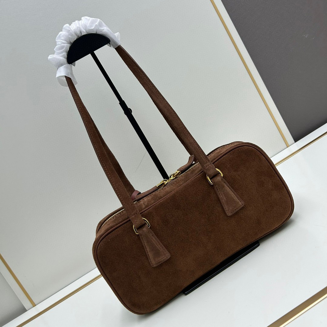 High Quality Suede Bag Real Leather Bag